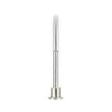 Round High-Rise Swivel Hob Spout - Brushed Nickel