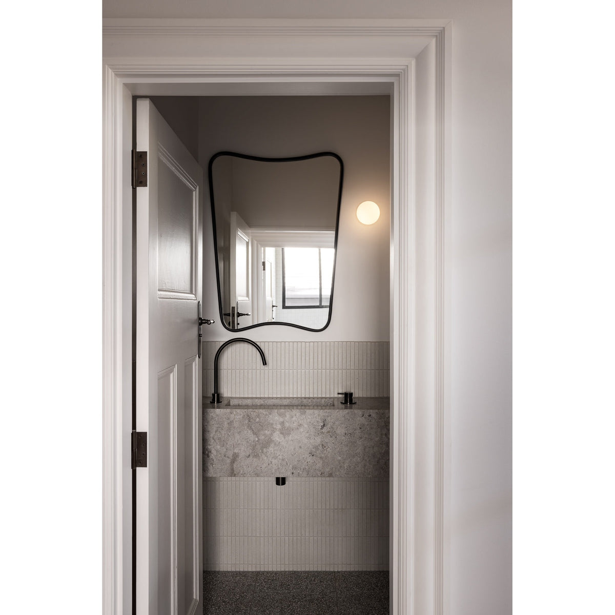 Round High-Rise Swivel Hob Spout - Shadow