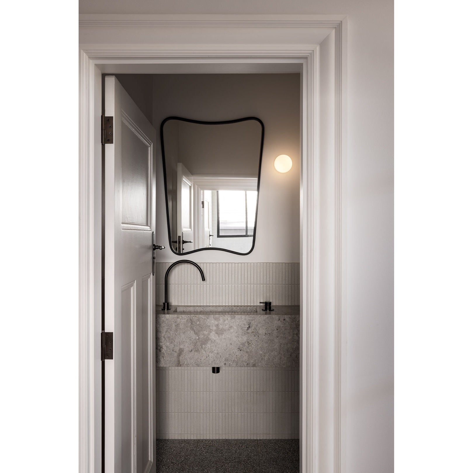 Round High-Rise Swivel Hob Spout - Shadow