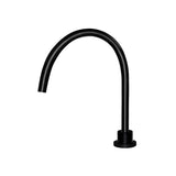 Round High-Rise Swivel Hob Spout - angled product view