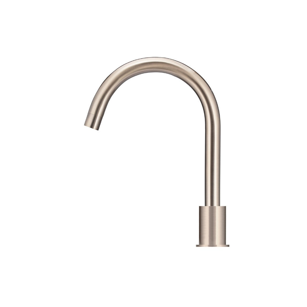 Round Hob Mounted Swivel Spout in Polished Chrome - angled product view