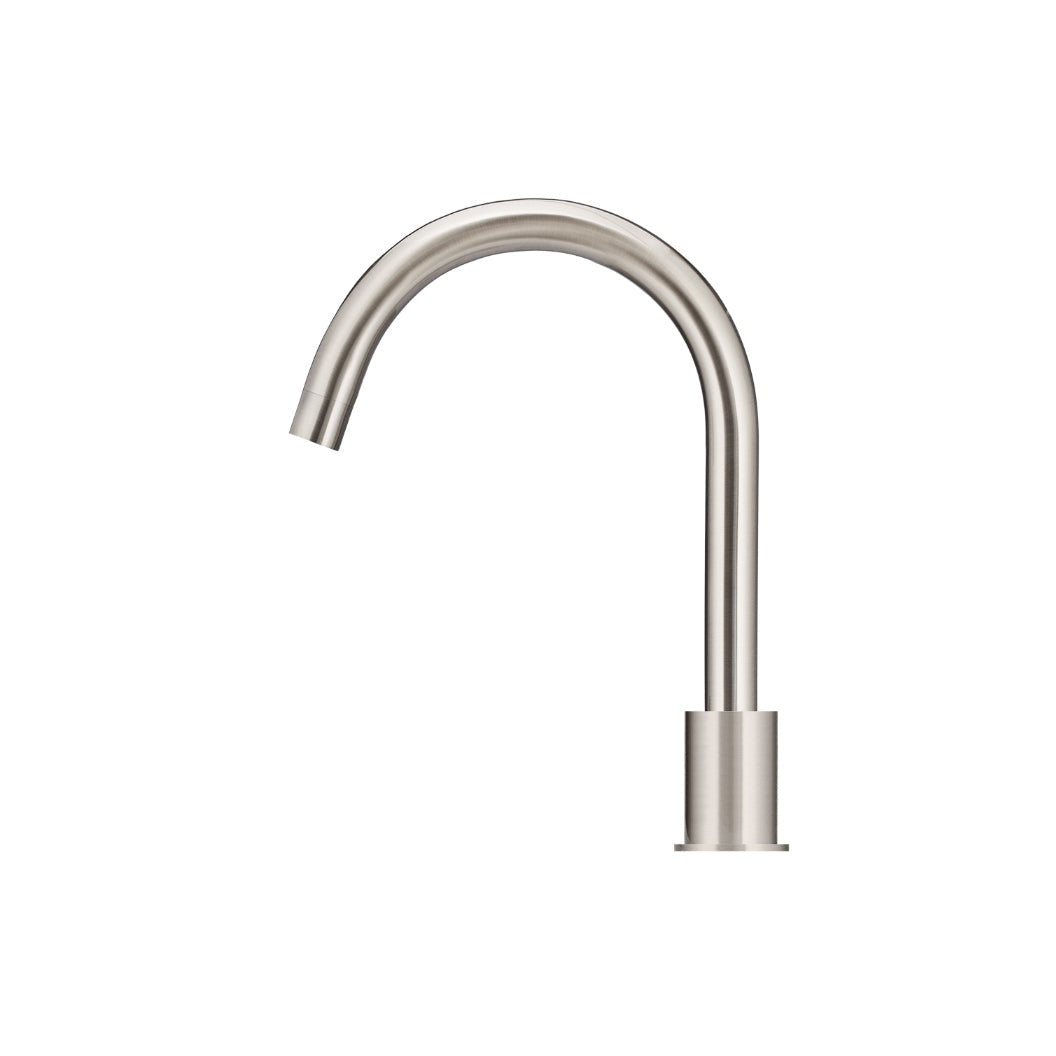 Round Hob Mounted Swivel Spout - Brushed Nickel