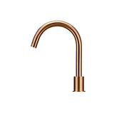 Round Hob Mounted Swivel Spout - Lustre Bronze