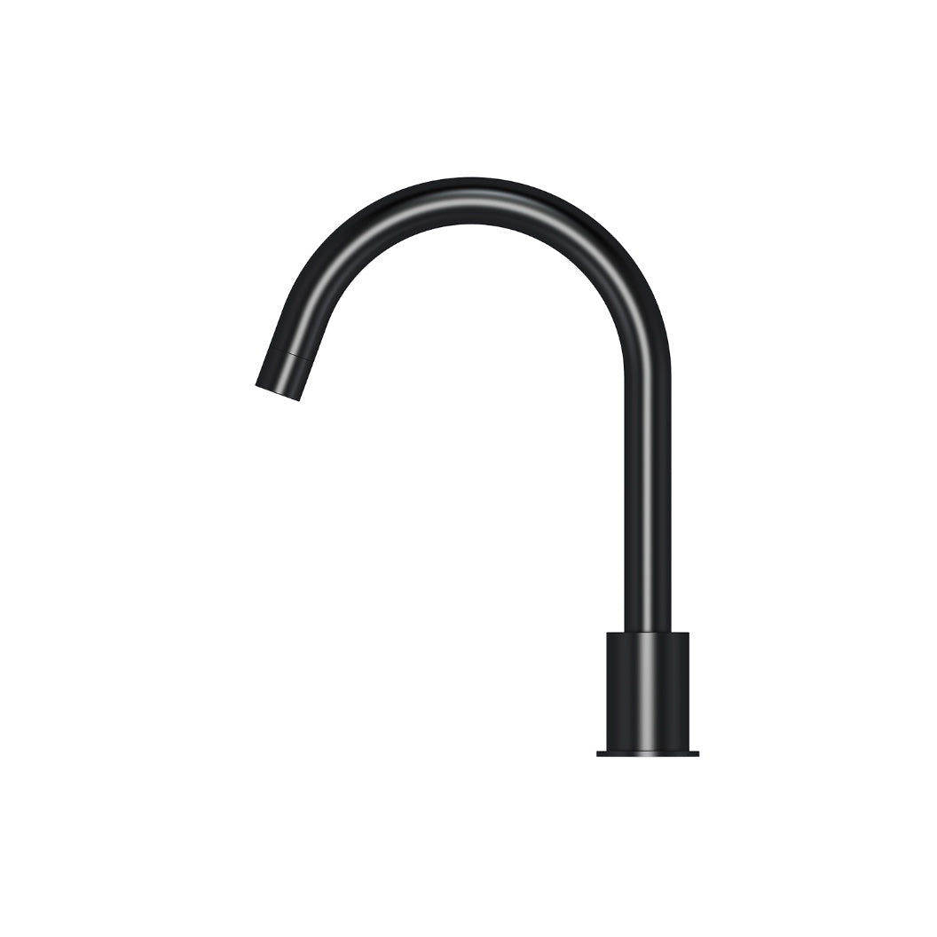 Round Hob Mounted Swivel Spout - Matte Black
