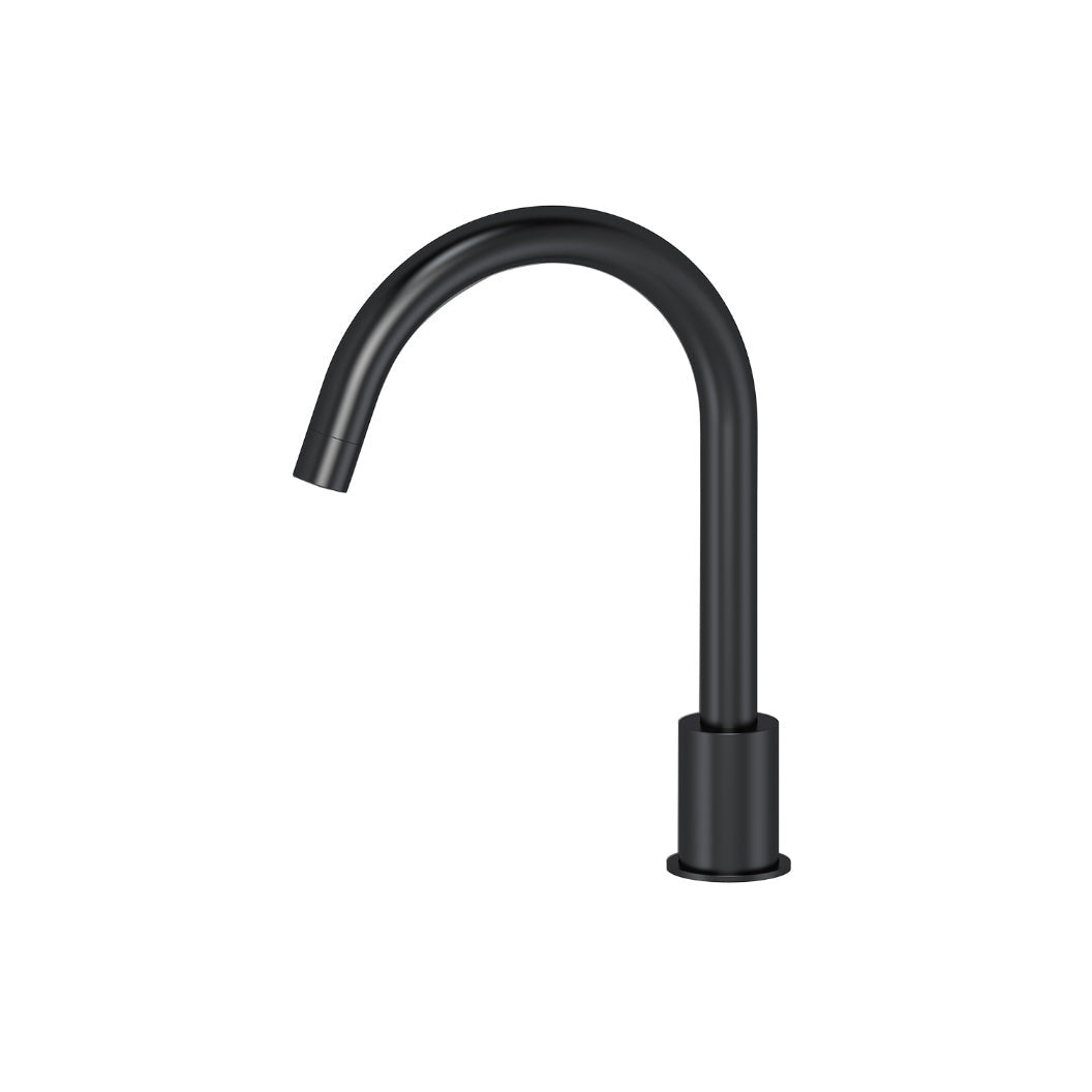 Round Hob Mounted Swivel Spout - Matte Black