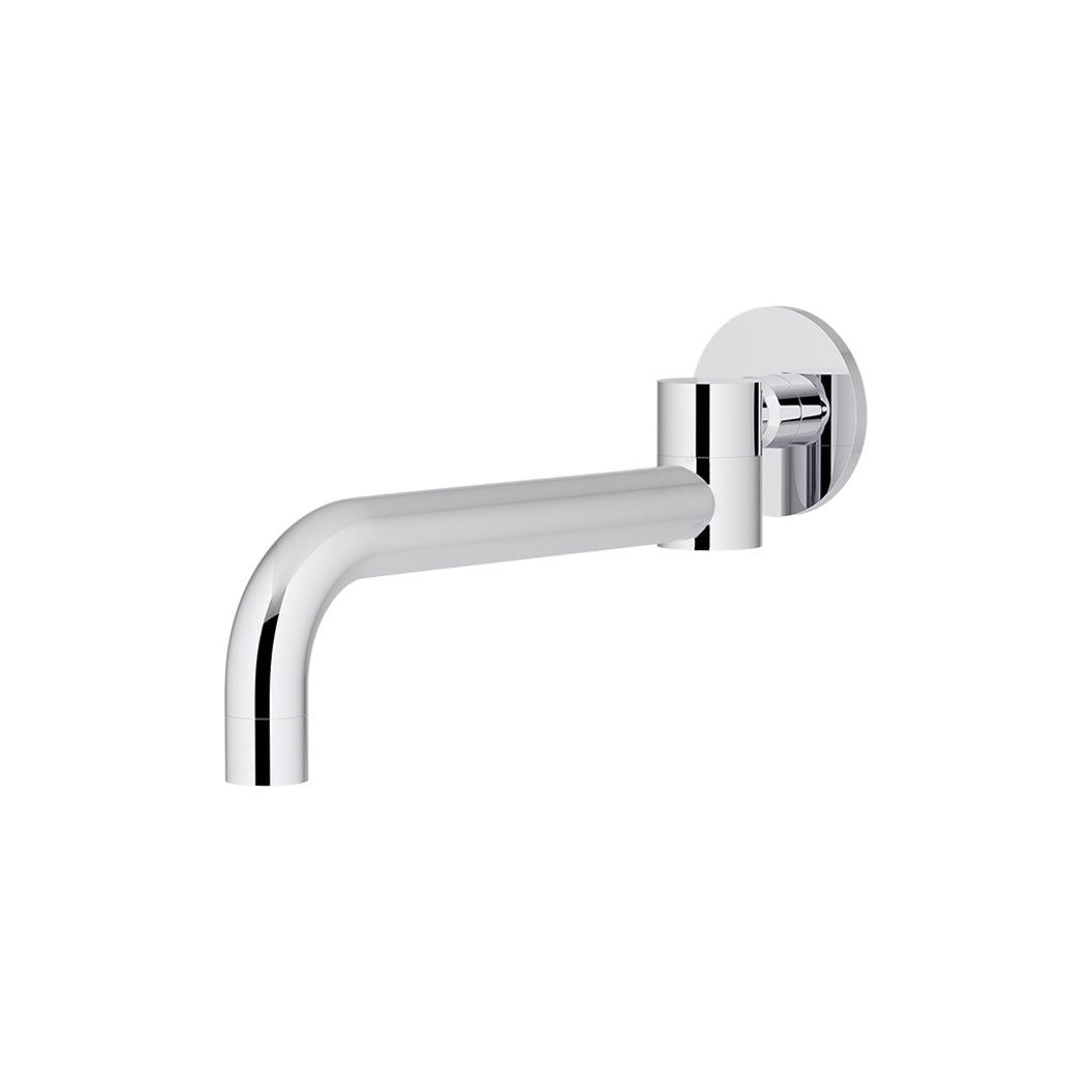 Round Swivel Wall Spout - Polished Chrome