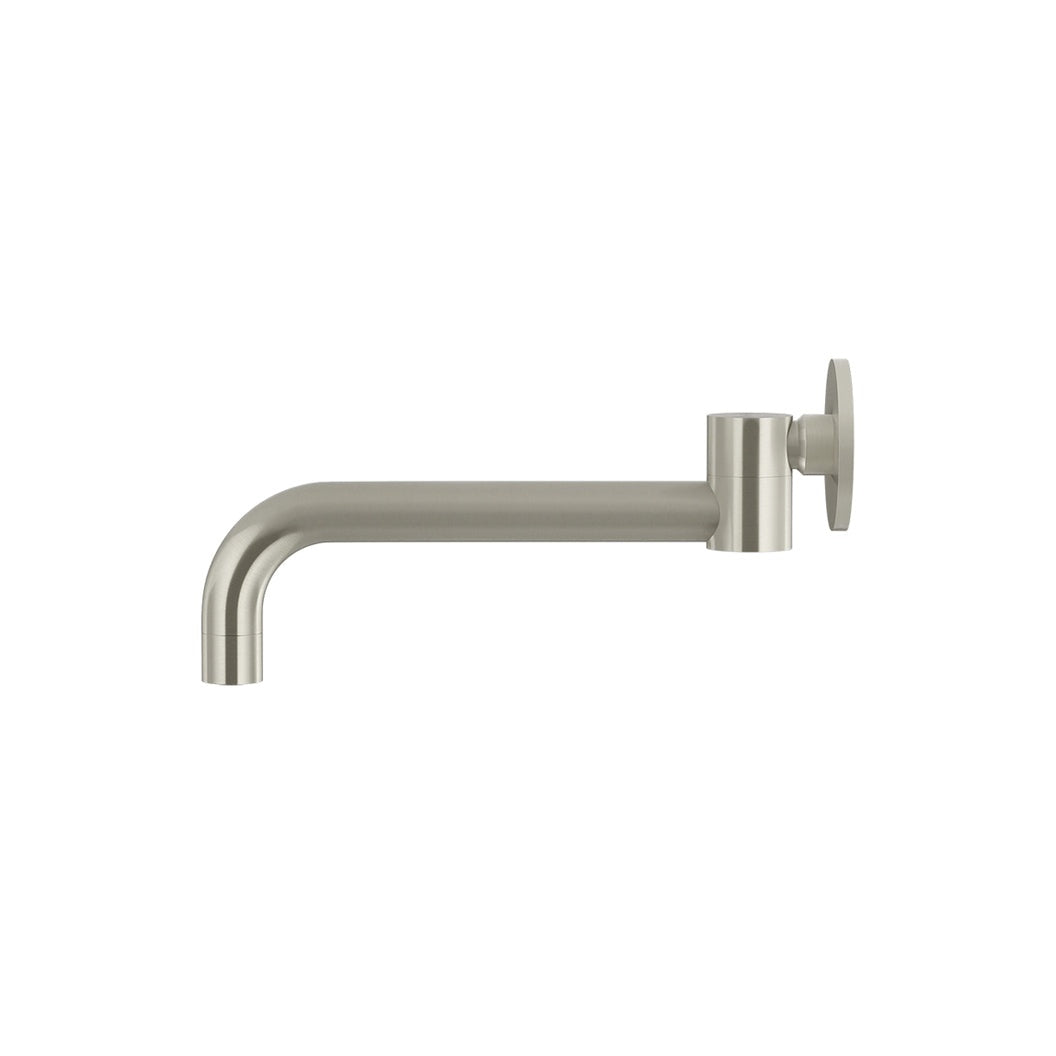 Round Swivel Wall Spout - Brushed Nickel