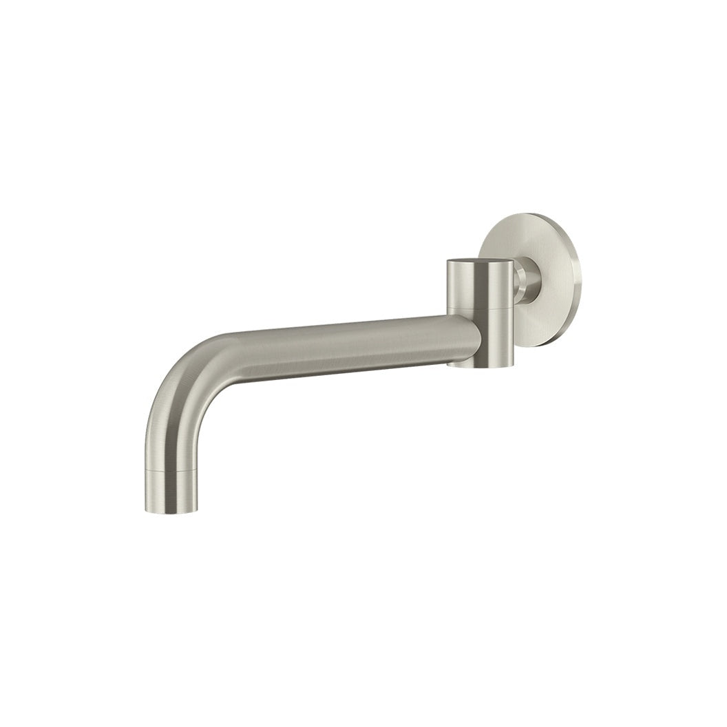 Round Swivel Wall Spout - Brushed Nickel