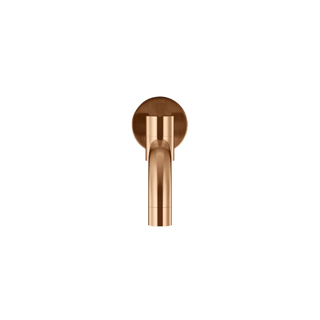Round Swivel Wall Spout - Lustre Bronze