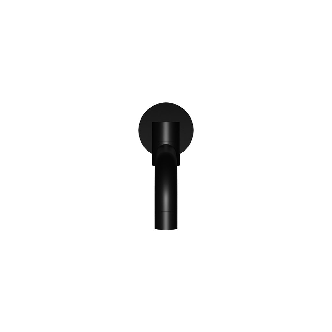 Round Swivel Wall Spout - close-up detail view, bathroom fixture
