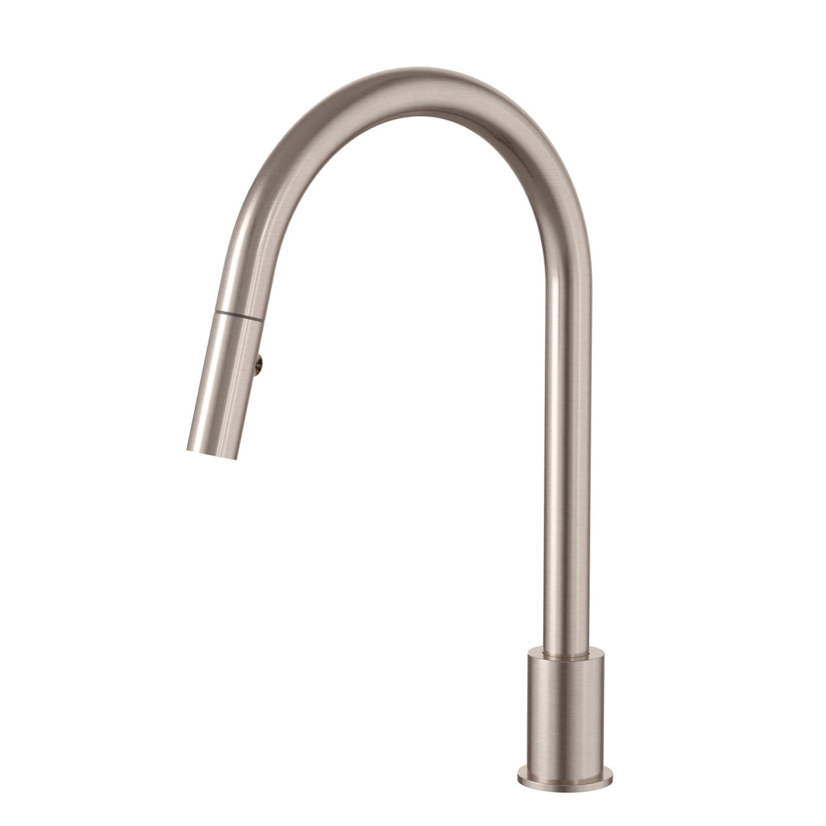 Kitchen hob spout with pull out nozzle