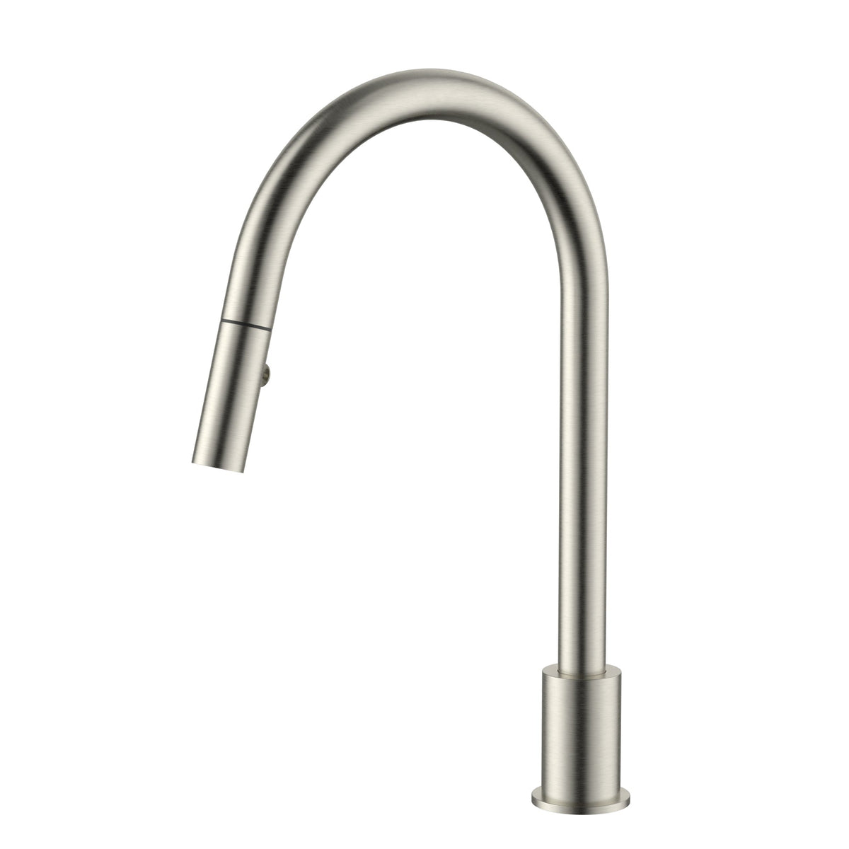 Kitchen hob spout with pull out nozzle