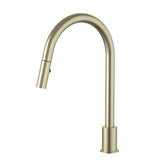 Kitchen hob spout with pull out nozzle - angled product view (10 of 21)