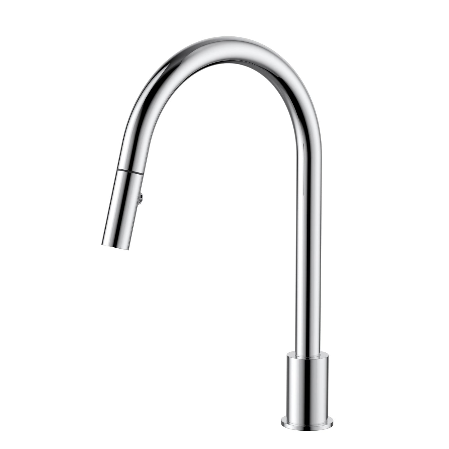 Kitchen hob spout with pull out nozzle