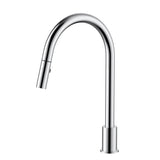 Kitchen hob spout with pull out nozzle