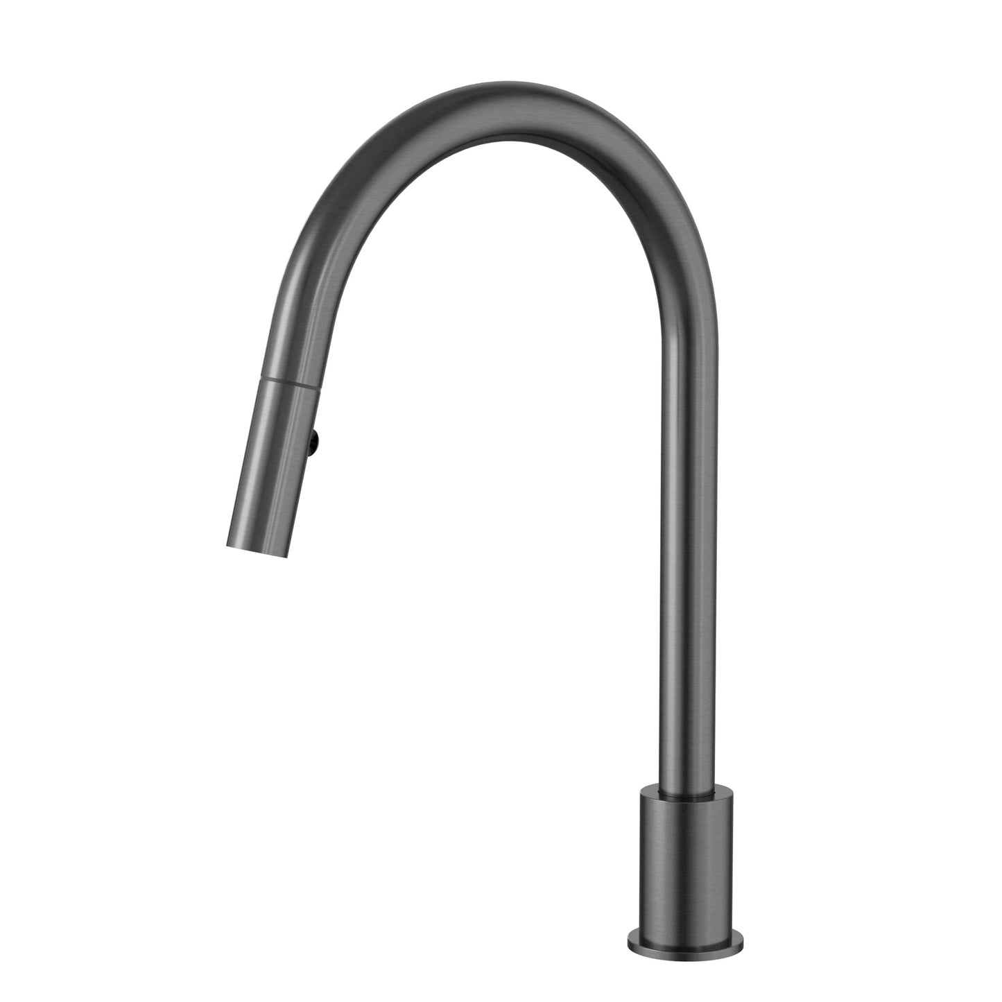 Kitchen hob spout with pull out nozzle