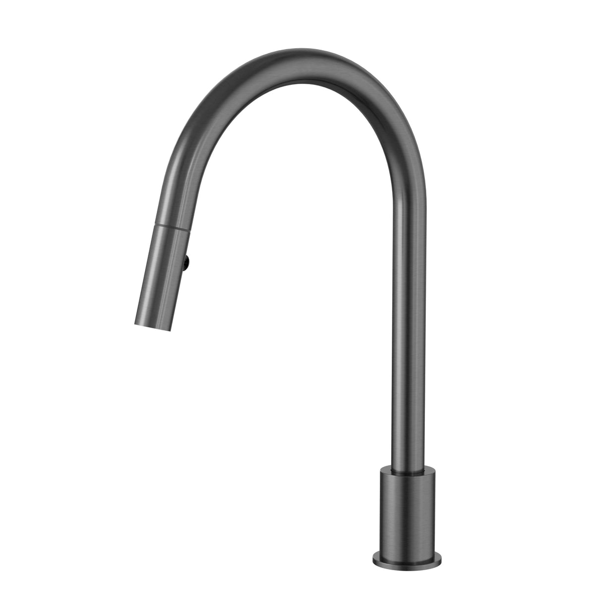Kitchen hob spout with pull out nozzle