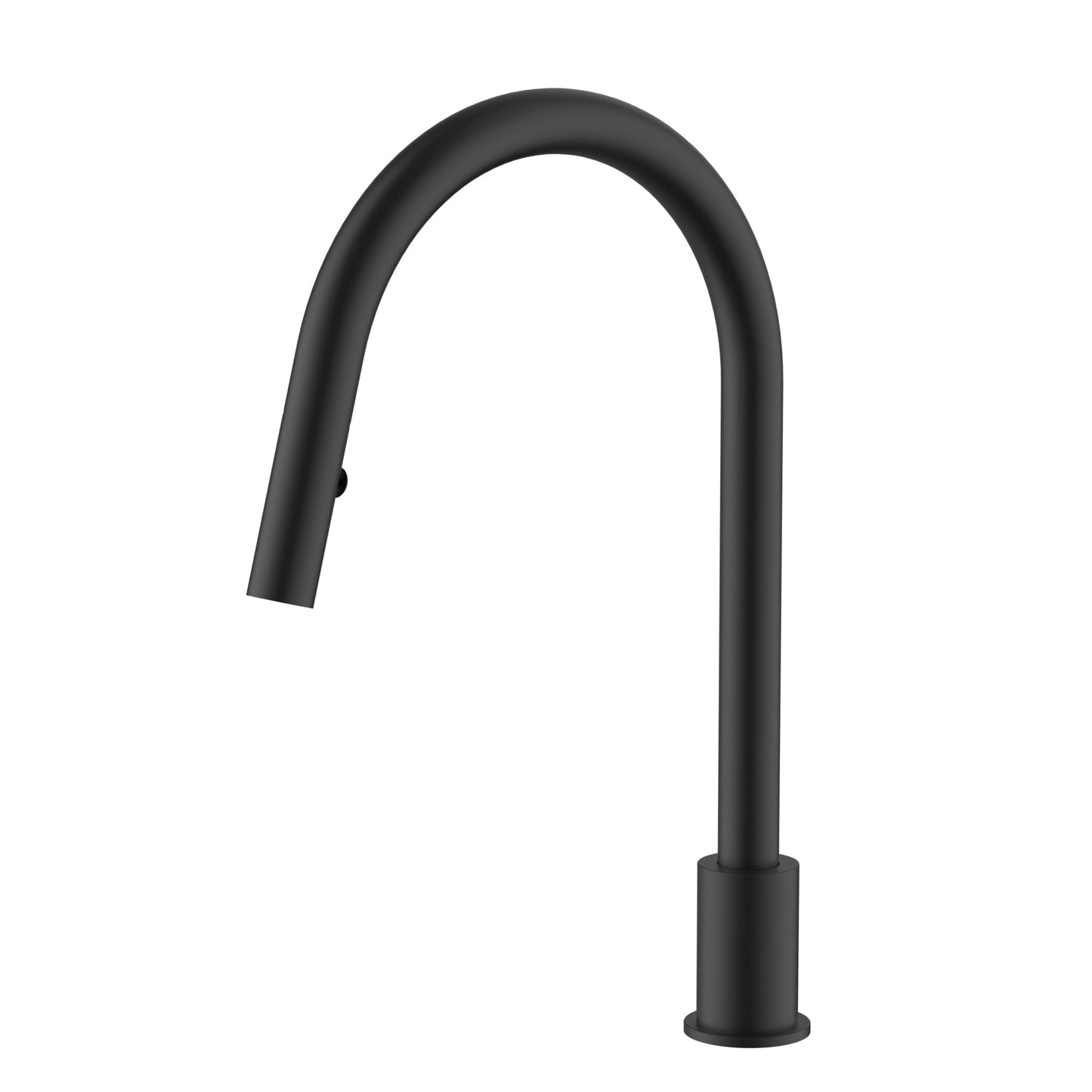 Kitchen hob spout with pull out nozzle