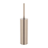Round Toilet Brush and Holder - Champagne