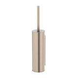 Round Toilet Brush and Holder - Champagne