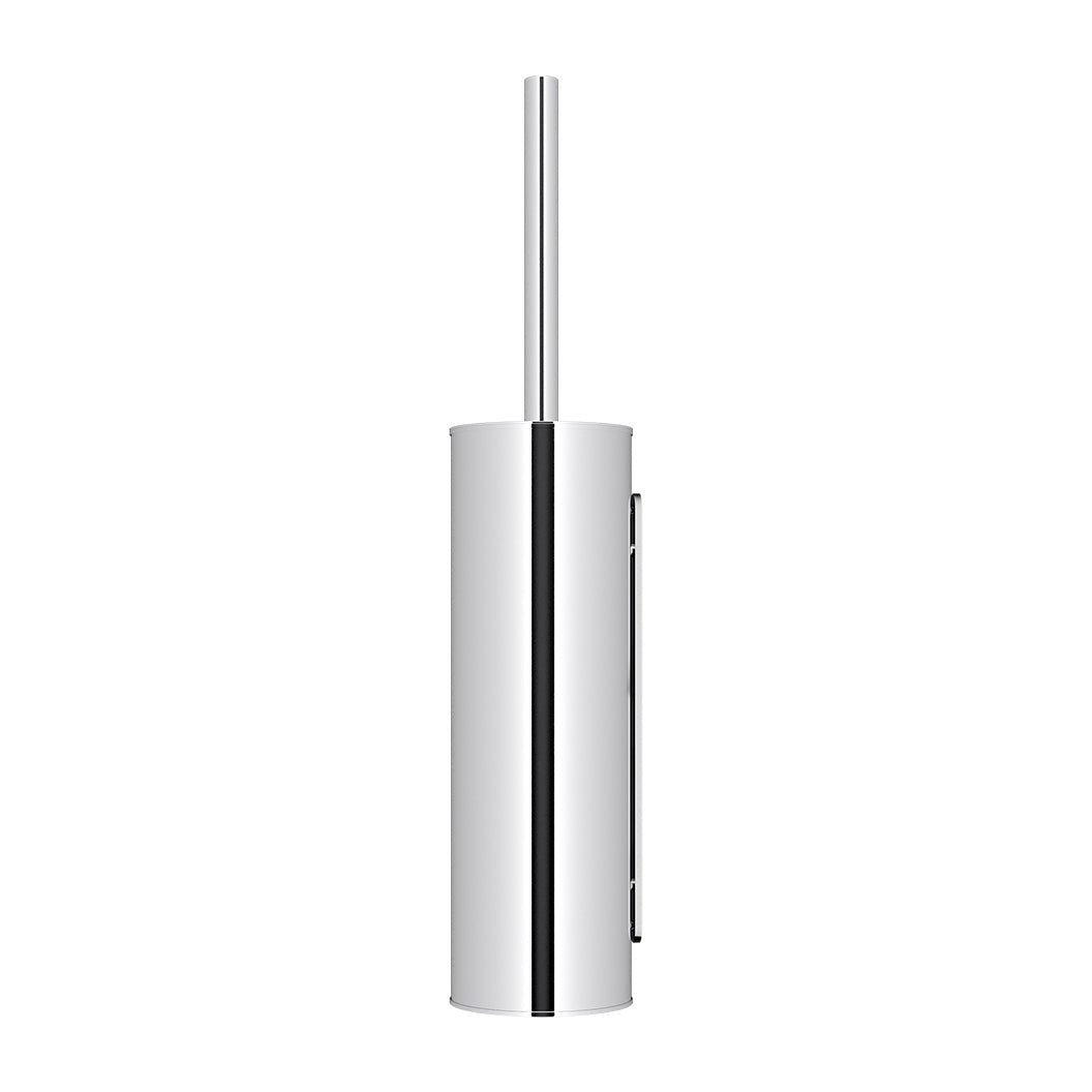 Round Toilet Brush and Holder - Polished Chrome