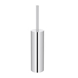 Round Toilet Brush and Holder - Polished Chrome