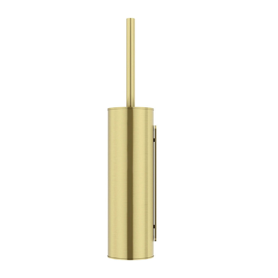 Round Toilet Brush and Holder - Tiger Bronze