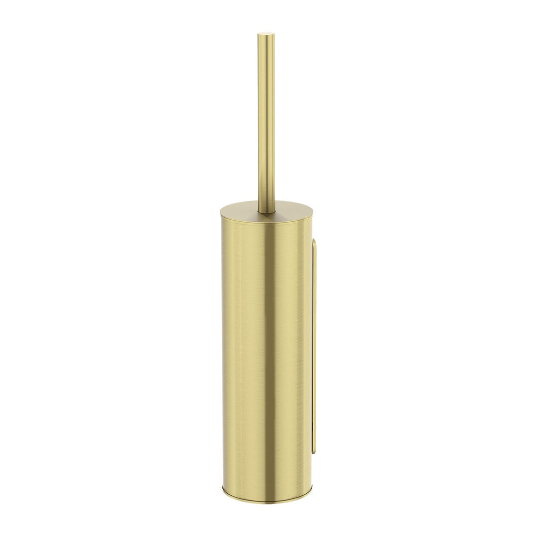 Round Toilet Brush and Holder - Tiger Bronze