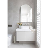 Round Toilet Brush and Holder - Brushed Nickel