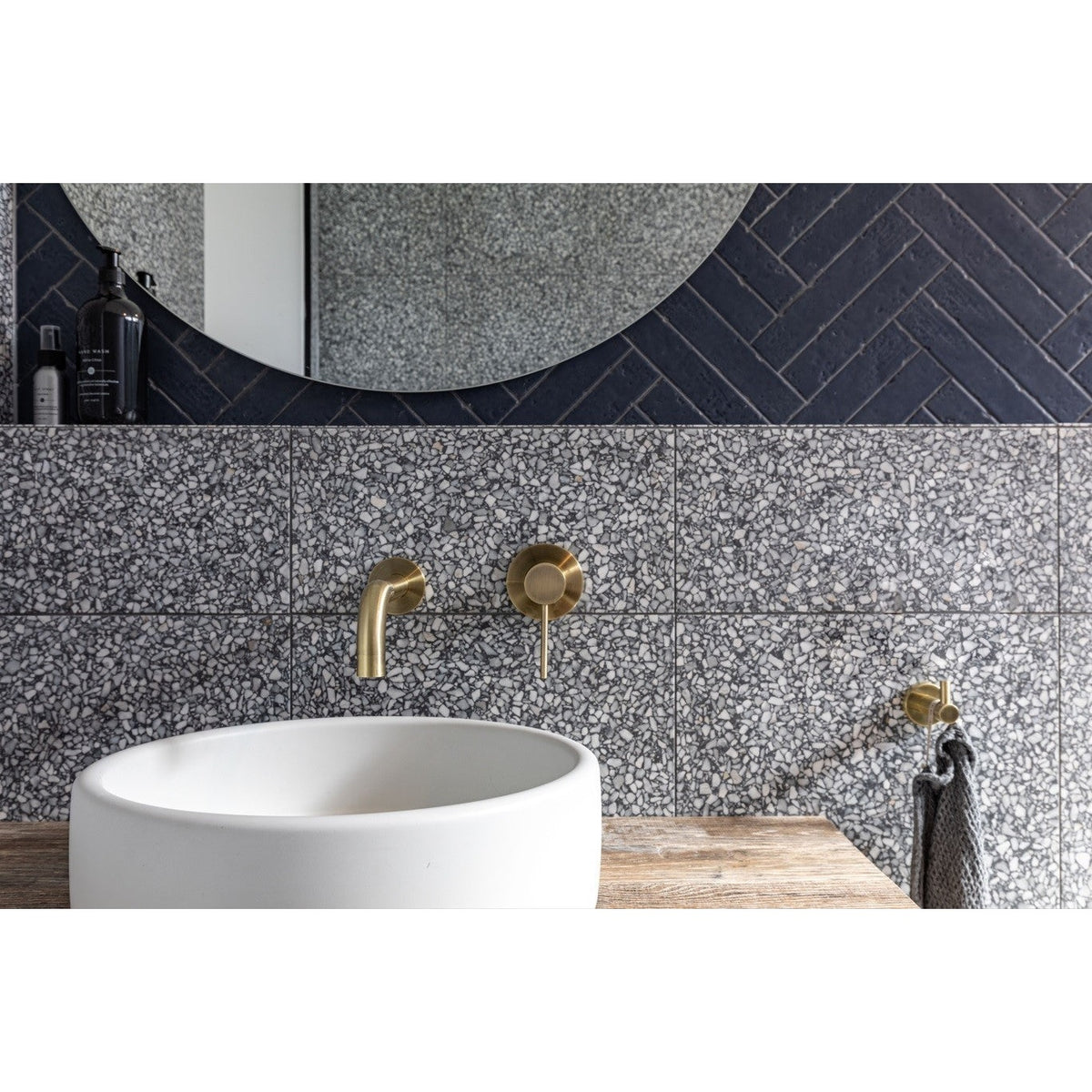 Round Wall Mixer Finish Kit - Tiger Bronze