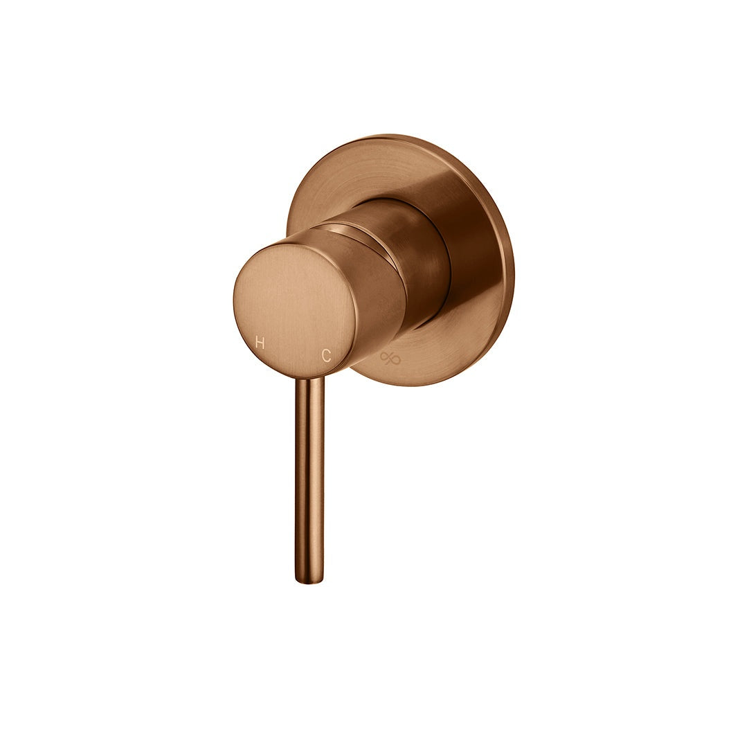Round Wall Mixer Finish Kit in Tiger Bronze - full product view