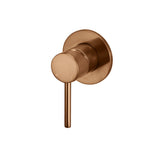 Round Wall Mixer Finish Kit in Tiger Bronze - full product view