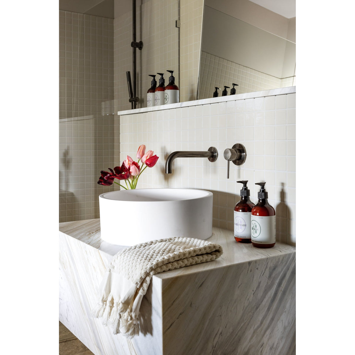 Round Wall Mixer Finish Kit - Shadow