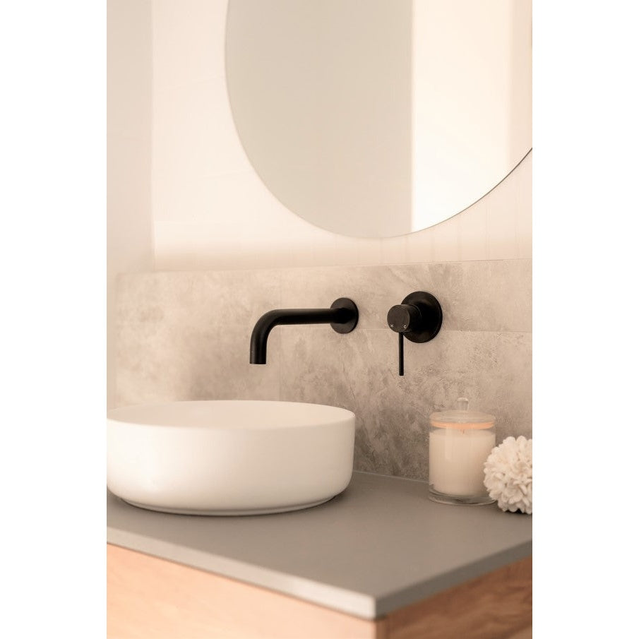 Round Wall Mixer Finish Kit - Matte Black