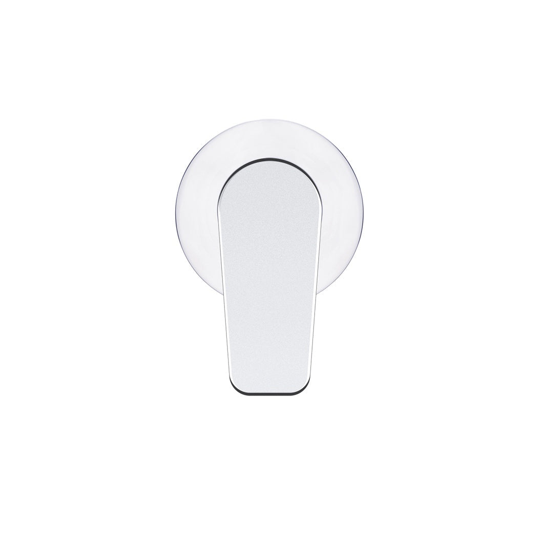 Round Wall Mixer Paddle Handle Finish Kit - Polished Chrome