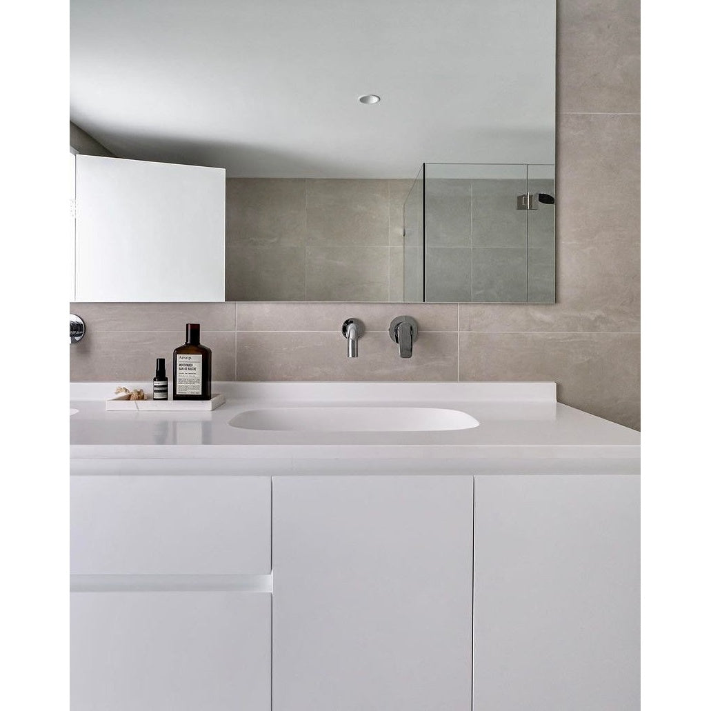 Round Wall Mixer Paddle Handle Finish Kit - side profile view (12 of 51)