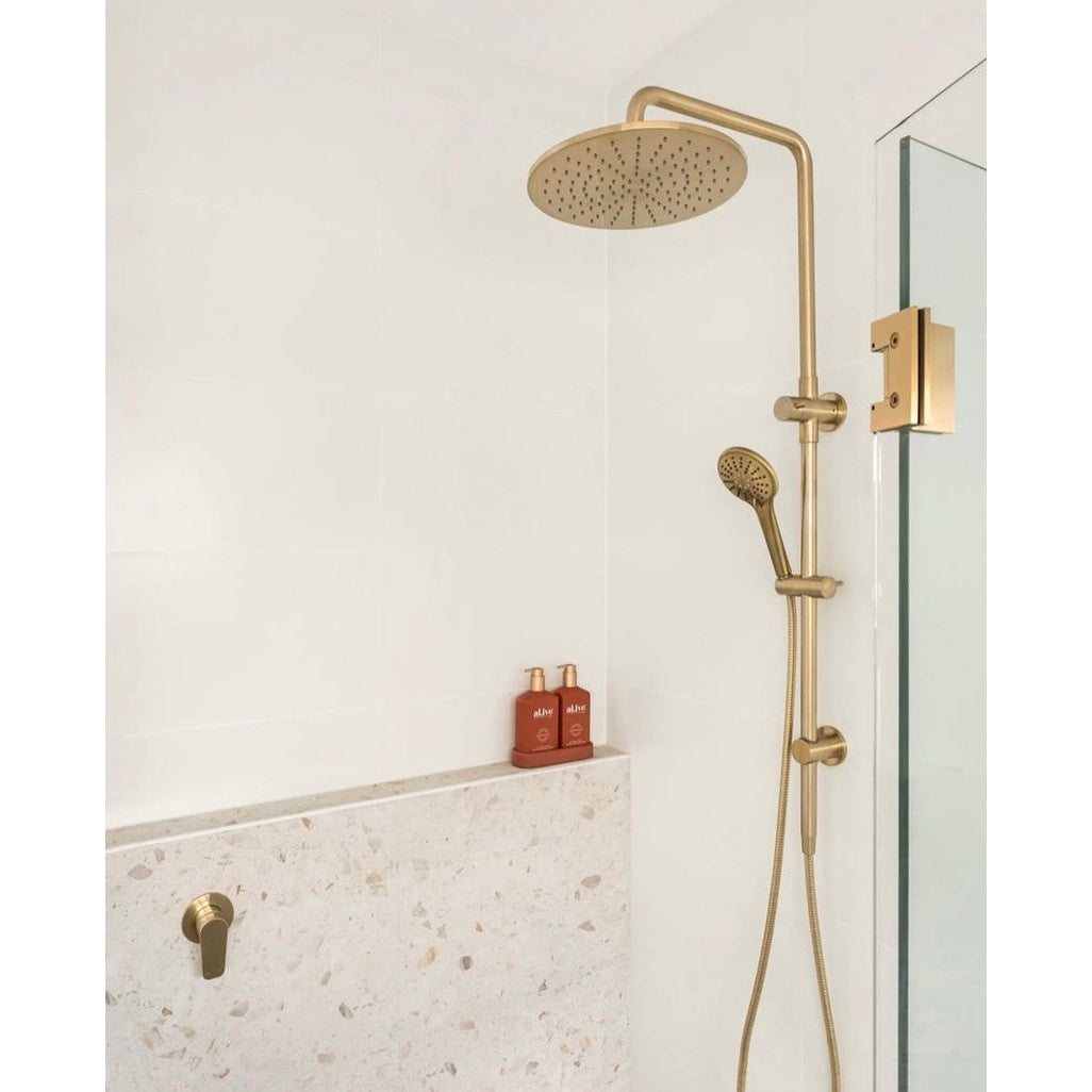 Round Wall Mixer Paddle Handle Finish Kit - Tiger Bronze