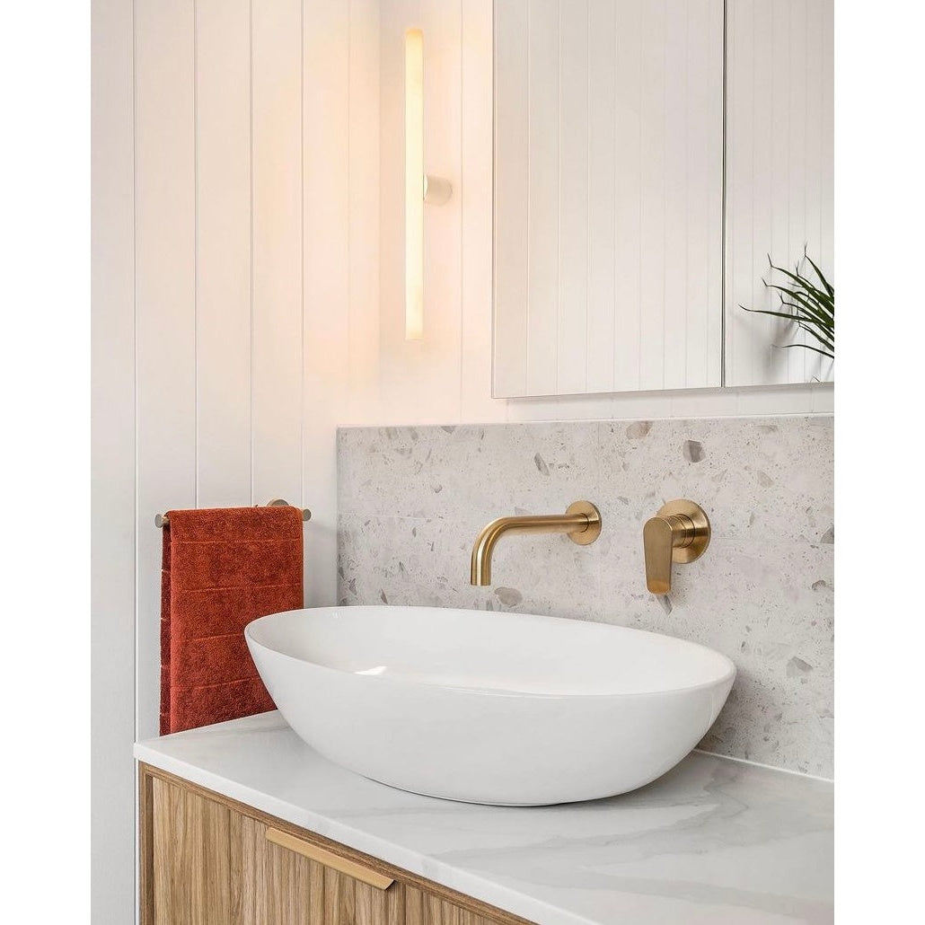 Round Wall Mixer Paddle Handle Finish Kit - angled product view (26 of 51)