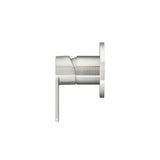 Round Wall Mixer Paddle Handle Finish Kit - Brushed Nickel