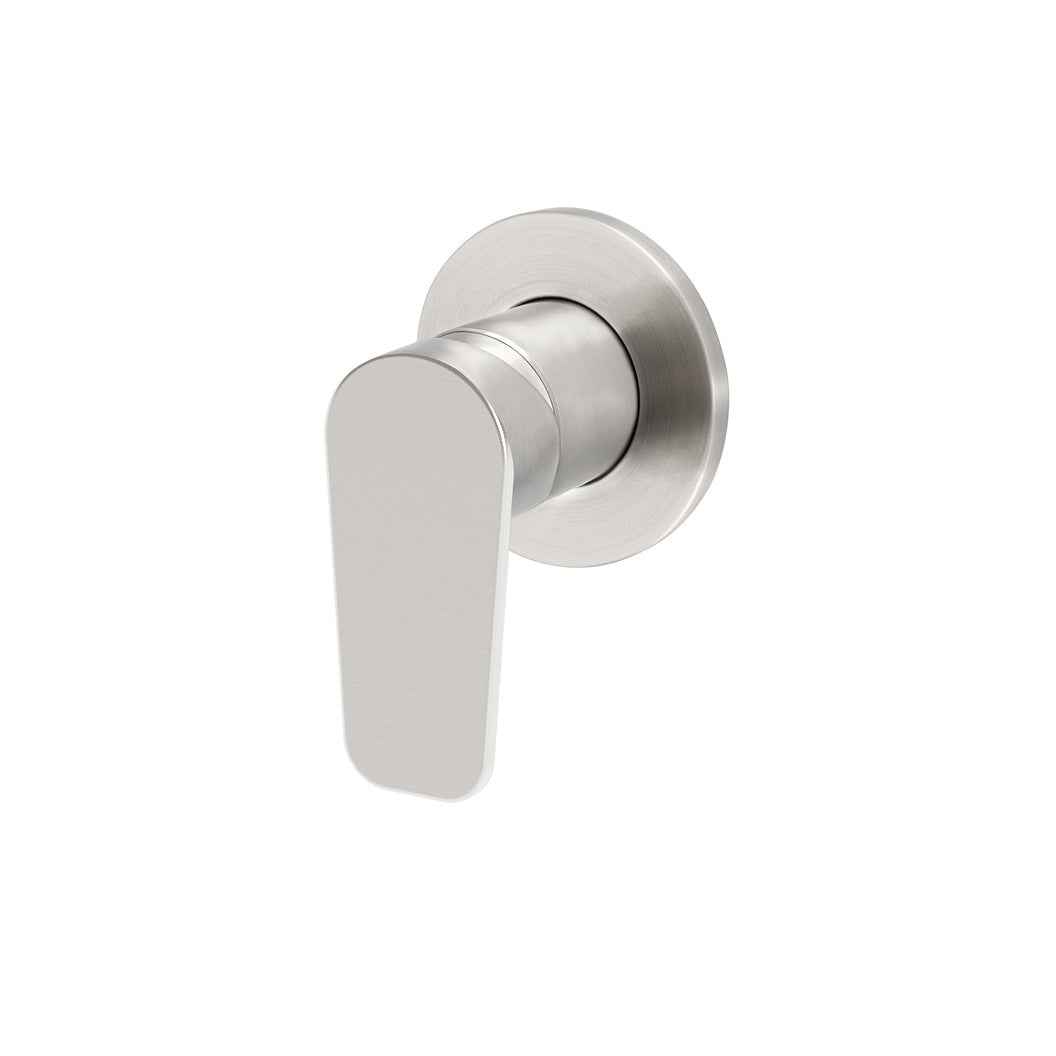 Round Wall Mixer Paddle Handle Finish Kit - Brushed Nickel