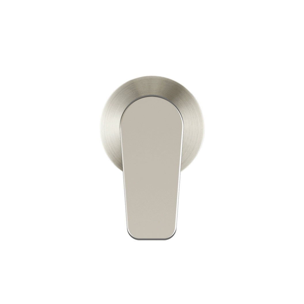 Round Wall Mixer Paddle Handle Finish Kit - Brushed Nickel