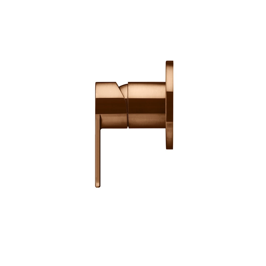 Round Wall Mixer Paddle Handle Finish Kit - Lustre Bronze