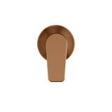 Round Wall Mixer Paddle Handle Finish Kit in Tiger Bronze - close-up detail view