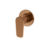 Round Wall Mixer Paddle Handle Finish Kit - Lustre Bronze