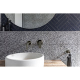 Round Wall Mixer Paddle Handle Finish Kit - Shadow