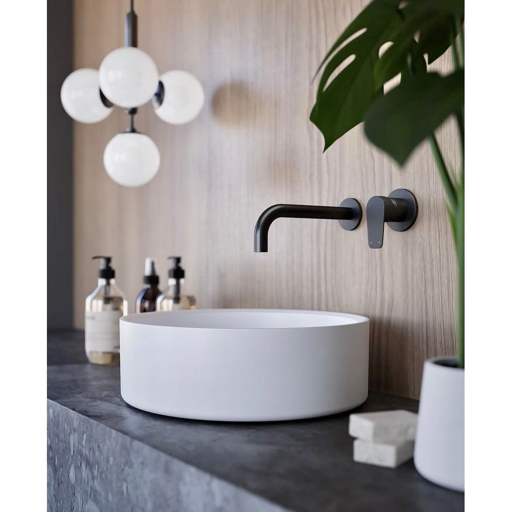 Round Wall Mixer Paddle Handle Finish Kit - Shadow