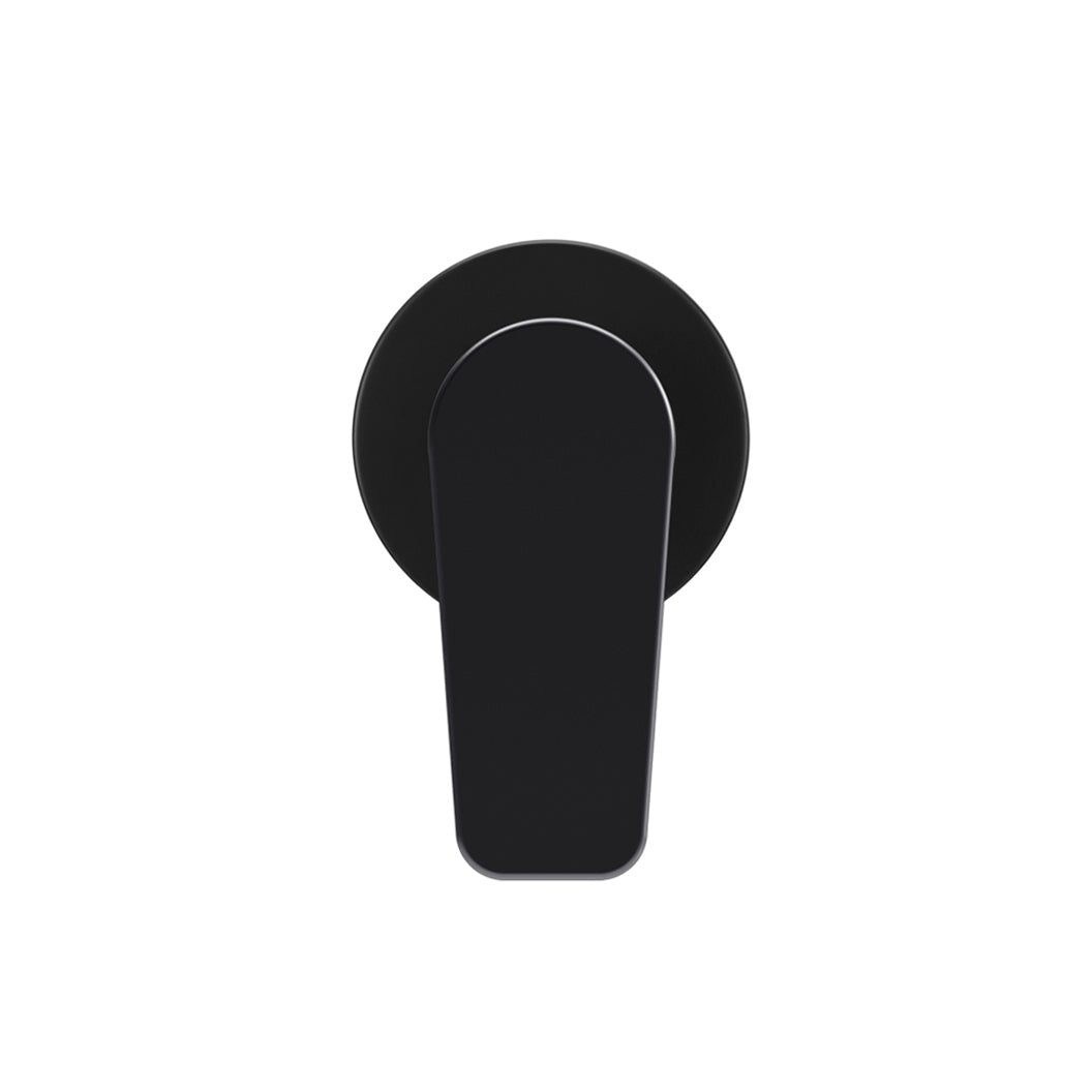 Round Wall Mixer Paddle Handle Finish Kit - close-up detail view