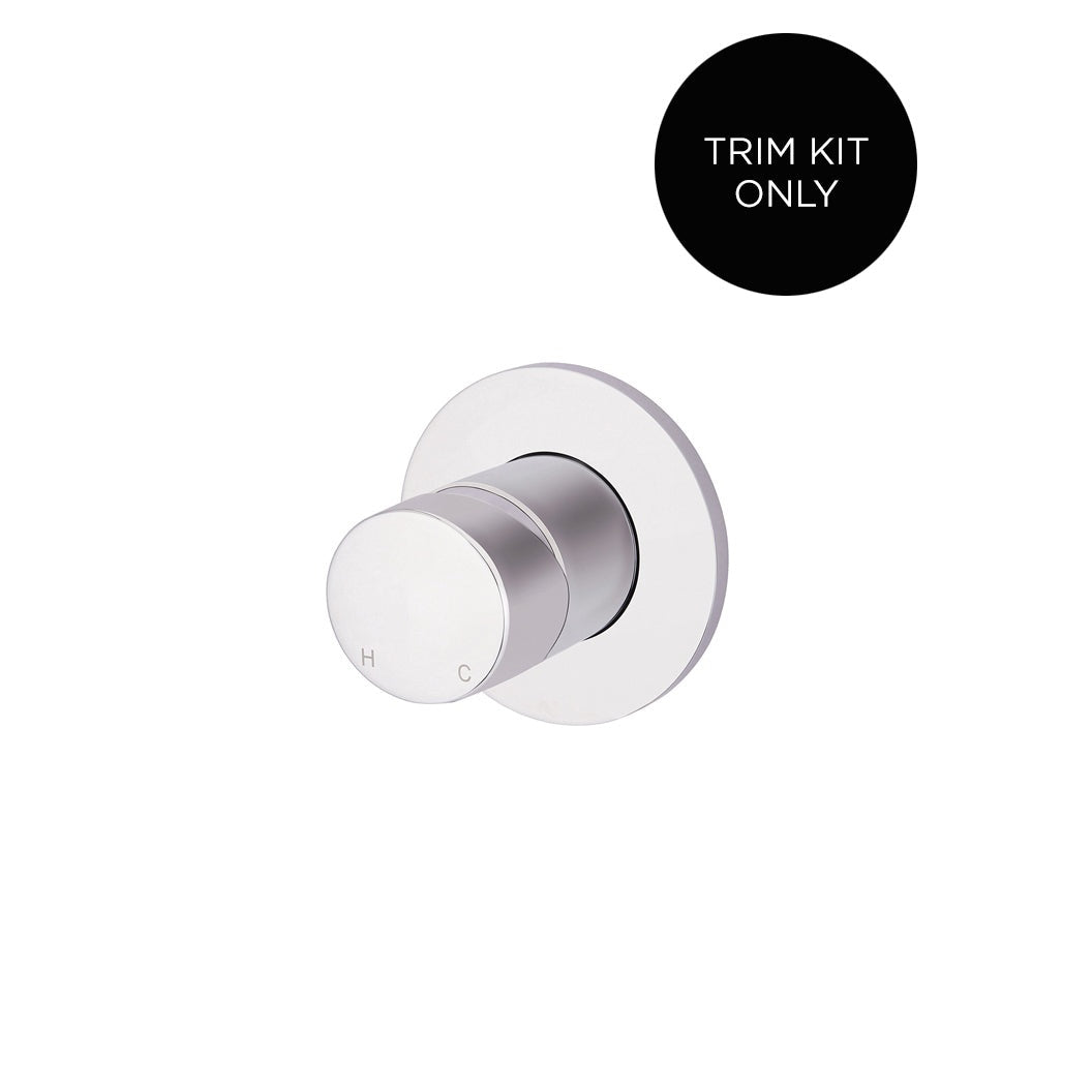 Round Wall Mixer Pinless Handle Finish Kit