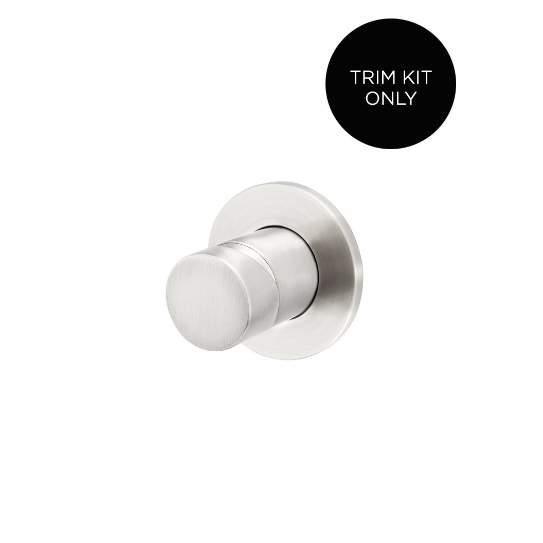 Round Wall Mixer Pinless Handle Finish Kit in Brushed Nickel - alternative product view