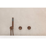 Round Wall Mixer Pinless Handle Finish Kit - Lustre Bronze